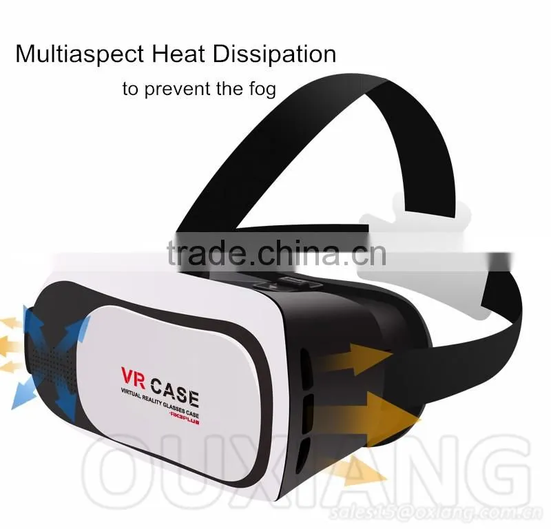 2016 New Design 3D VR glasses virtual reality headset 3d VR BOX VR CASE