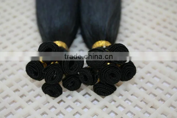 virgin chinese hand tied weft