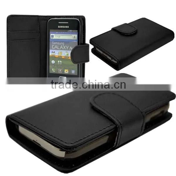 sleeping mode cell mobile phone case/PU leather case for Samsunng galaxy ace plus S7500