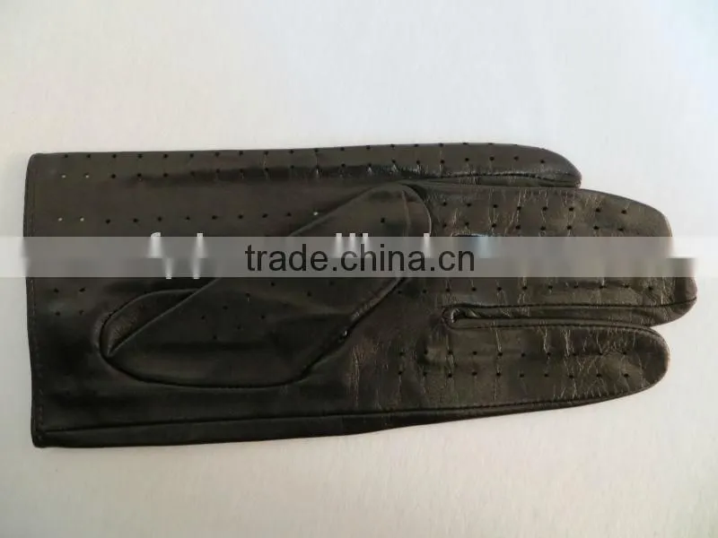 fashion leather material driving leather gloves