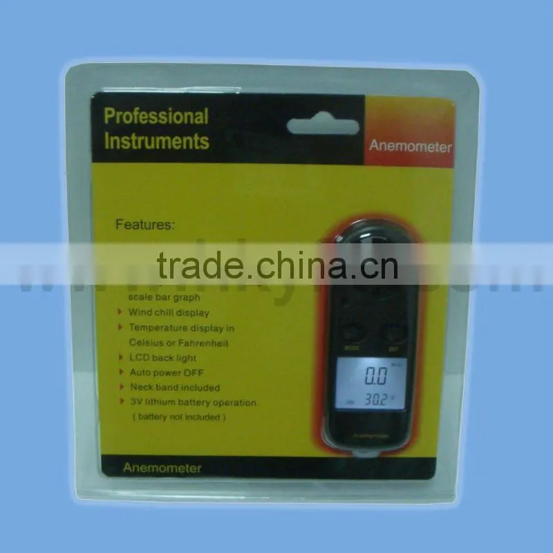 Electronic wind vane air velocity air temperature tester S-AM83