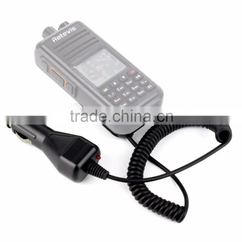 Car Charger Battery Eliminator for TYT MD380 RT3 Two-way Radio Walkie Talkie