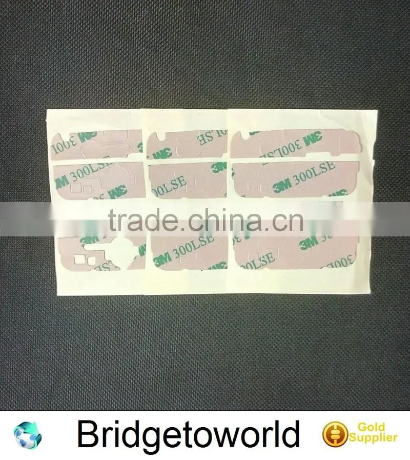 2 in 1 3M Sticker for Glass Top and Bottom for iPhone 5 5S 4 4S Back Cover Laminating