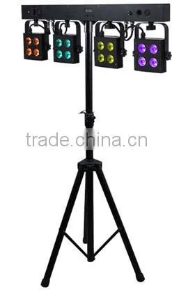 CE&RoHs Certificate DMX LED 4Par System DJ Light 16x8W 4in1 RGBW