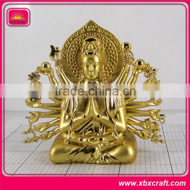 customized 3d figurine buddha figurines gold statue