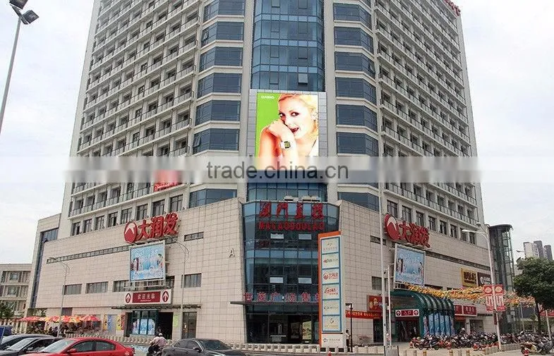 electronic outdoor led display screen full color p16mm message led displayer DIP for shopping mall advertising