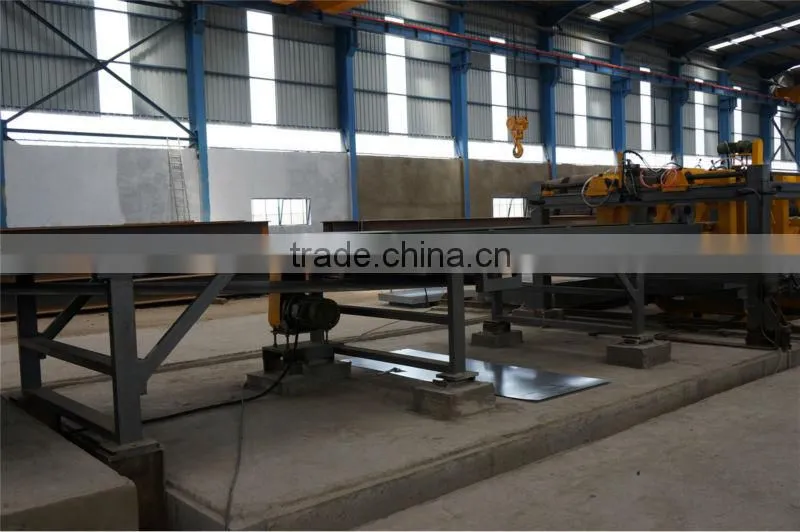 High precision hot rolled steel coil cut to length line