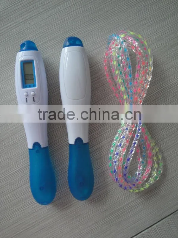 One Button Electronic Digital Counting Skipping Jump Rope