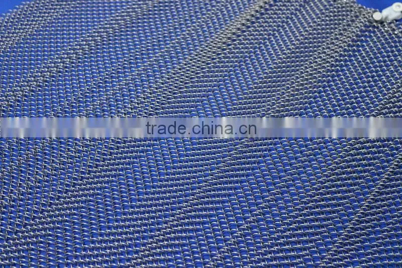 China Factory metallic decorative wire mesh (100% manufactory)