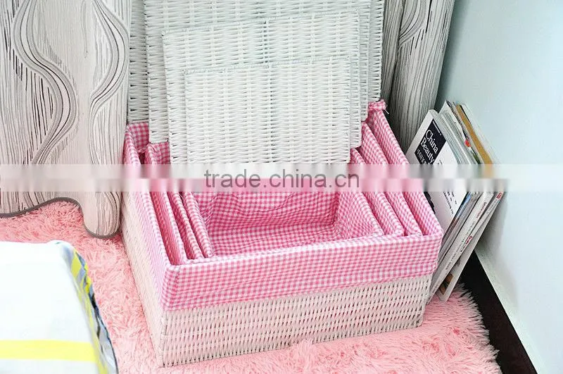 8 hand woven straw - pastoral style - - dirty clothes basket - Storage Basket - Storage Basket - - woven basket basket