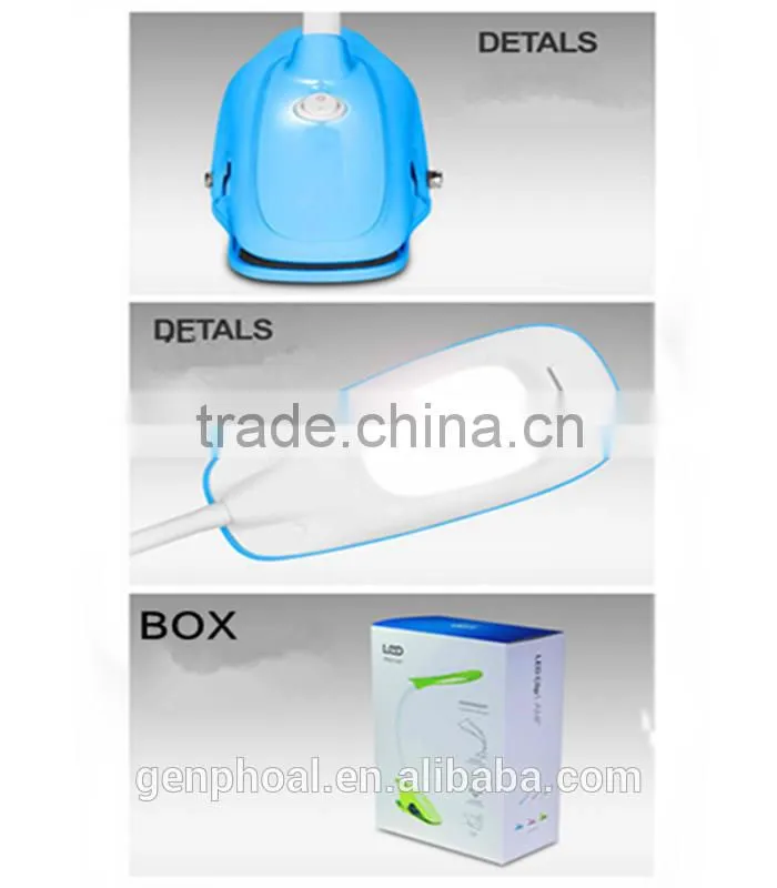 Foldable 5W rechargeable led desk lamp /LED Table light/led reading desk lamp