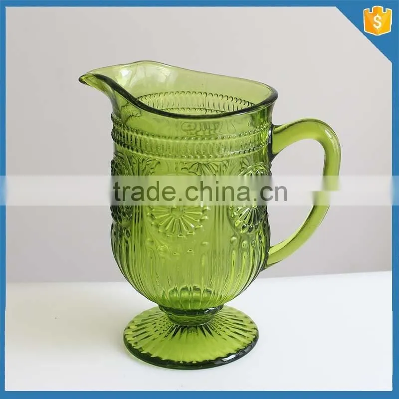 sunflower glass beer jug fruit infusion glass pitcher