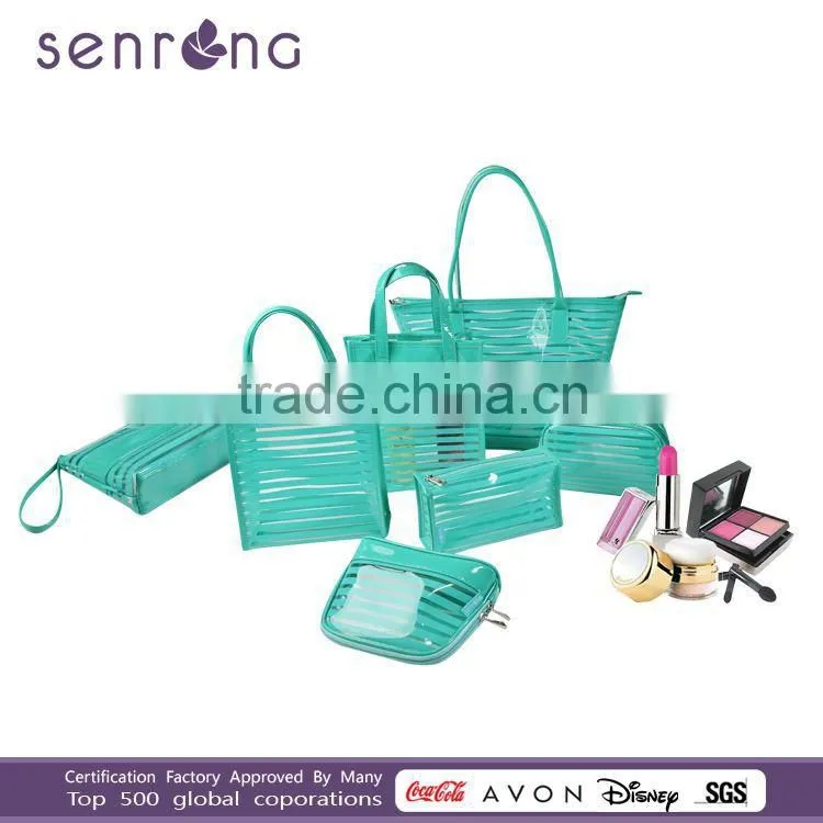 promotional cosmetic pouch with hand make up cosmetic case