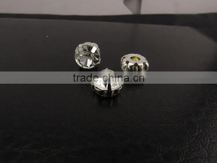 China A Grade Crystal Rhinestone in Settings for Wedding Dress