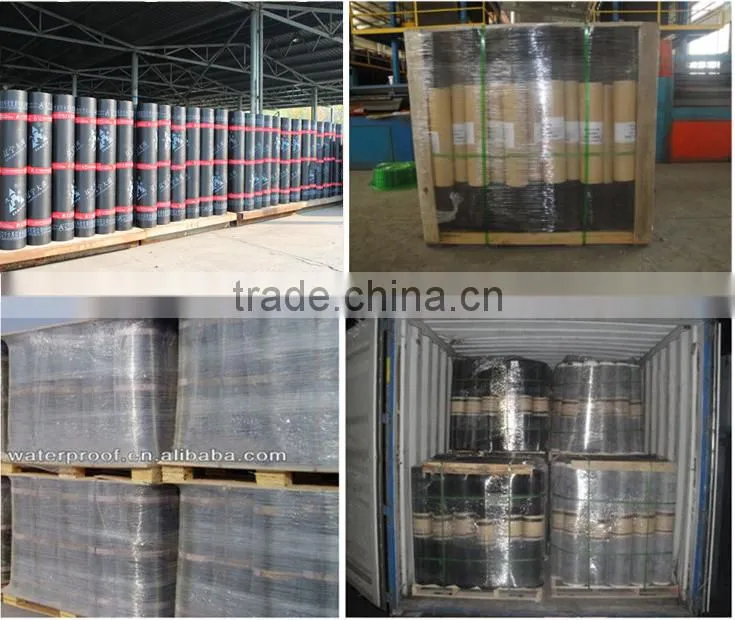 Easy construction Self adhesive waterproof SBS modified asphalt roofing membrane/felt Weifang Fuhua