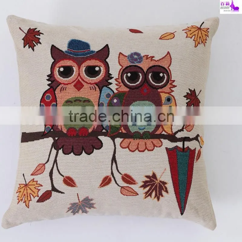 Hot sales printed chenille cushion