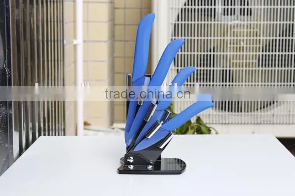 4" Paring Fruit Knife Kitchen Ceramic Blue Color Cutting tools