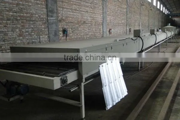 galzed tile stone coated forming machine