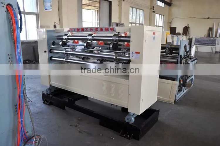 skype:cartonboxmachine t Full automatic thin blade slitter scorer machine/corrugated cardboard making equipmen