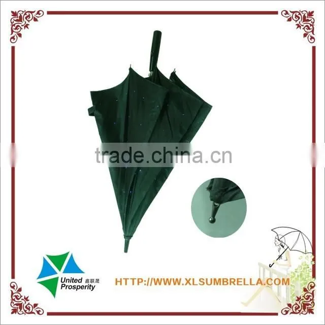 Fashional double canopy LED umbrella