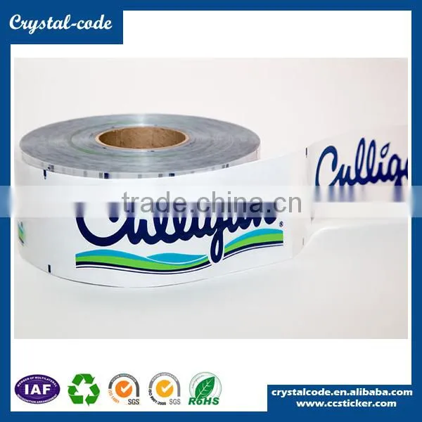 Heat press iron on heat transfer label