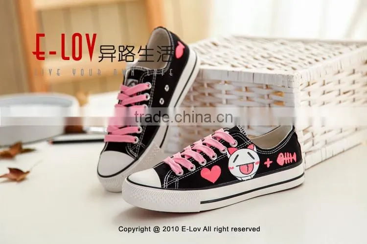 NO.D020HHot sales high quality ladies canvas shoes