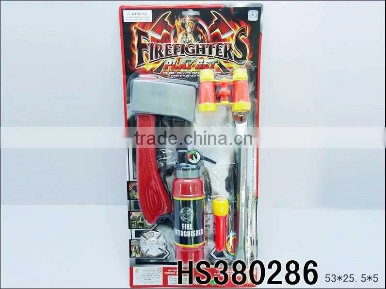 Shantou good design fireman suit children's educational toys