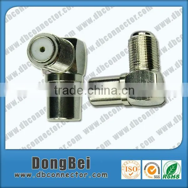 90 degree pal male f female 75ohm brass adaptateur vga