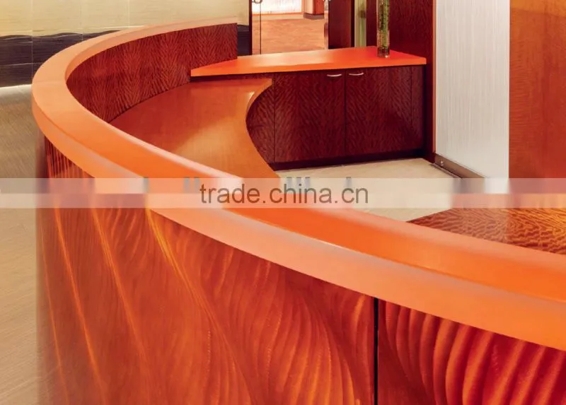 Vitamin C Translucent Solid Surface for Reception Top