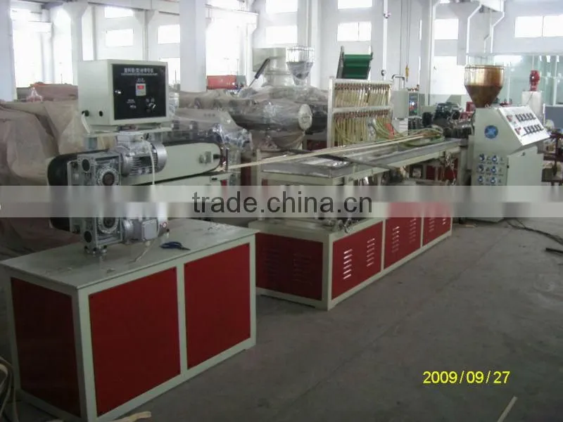 PVC floor tile production line/PVC ceiling extrusion line