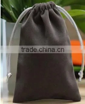 Promotional shopping satin drawstring bag , promotional satin drawstring