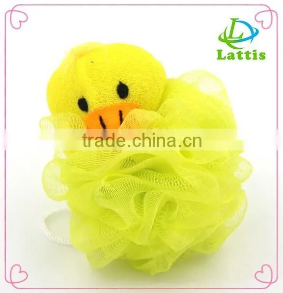 Factory directly nylon mesh sponge for shower