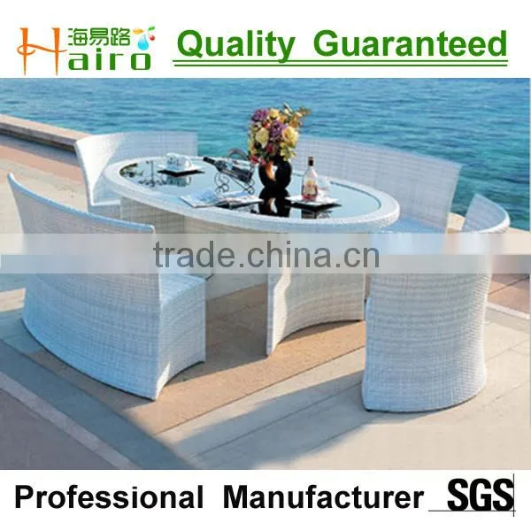 rattan wicker restaurant dining table and chair