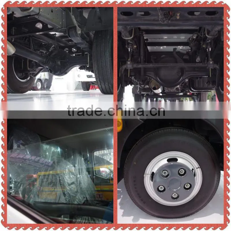 Live Fish Transport refrigerated cargo trailer Donggfeng referigerated box van 4*2 refrigerated box car