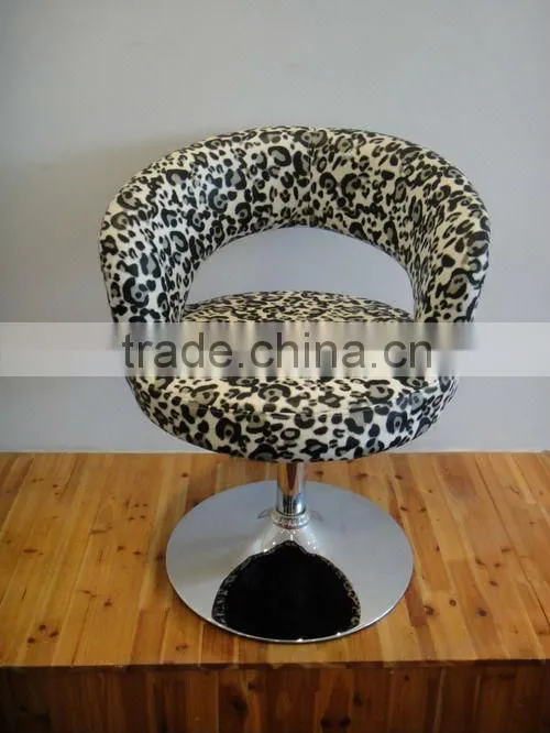 chromed stackable dining chair
