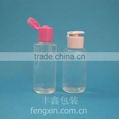50ml PET clear plastic bottle with foam lotion pump