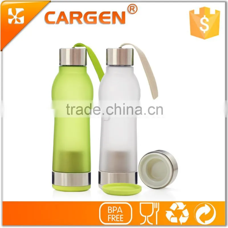 Porcelain gift new special shape frosted plastic bottle tea strainer