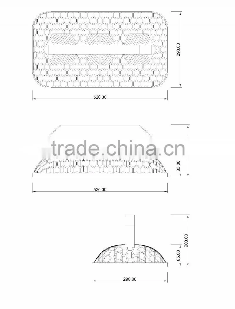 12 meter light pole LED flood light highbay mast light