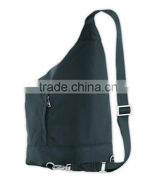 polyester leisure sling backpack bags