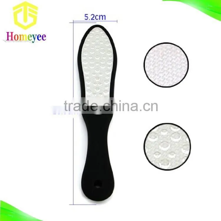 304 Stainless Steel Rubber Handle Metal Pedicure Foot File