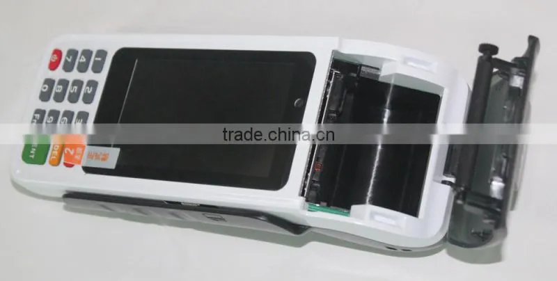 Mobile Payment POS Terminal with MSR,Camera,Printer,GPS,NFC