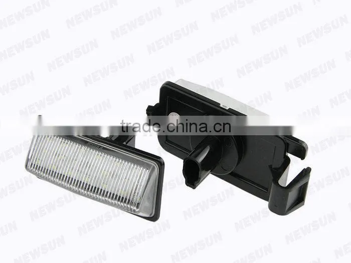2pcs/Lot Top Quality LED Number License Plate Lamp for N issan Livina Bra Make/C-Gear/Grand Livina PH