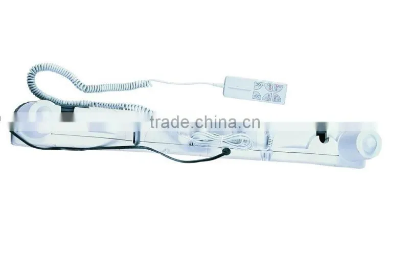 Adjustable steel slatted bed base