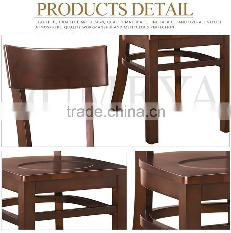 Modern design aluminum tube strong and durable dining room restaurant chair