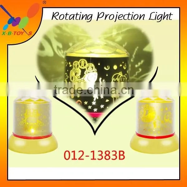 Whole Sale New 360 Degree Rotating change colors LED Projection Decoration Night Light Mini Party Light Rotating Holiday Light