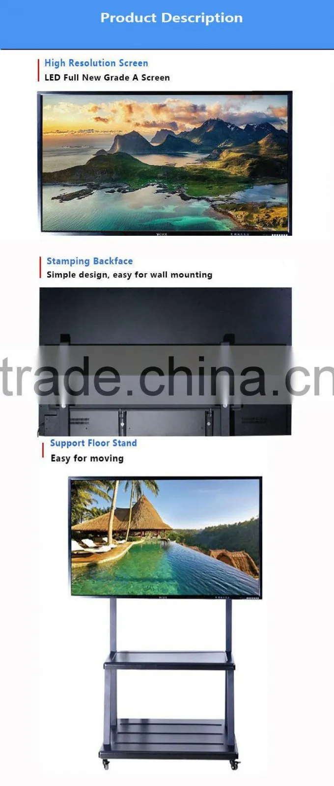 60 Inch Touch screen display