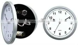 10 inch wall clock with hidden safe 2015