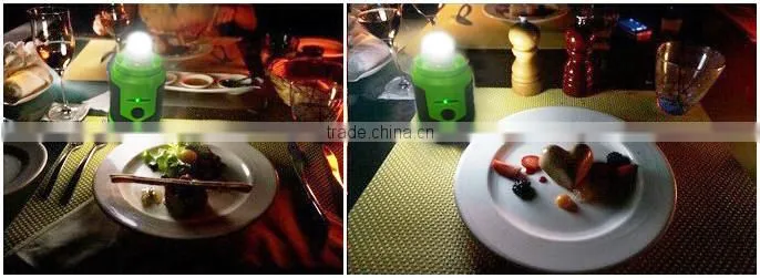 led Portable Emergency led Camping Lantern with rechargeable lithium battery