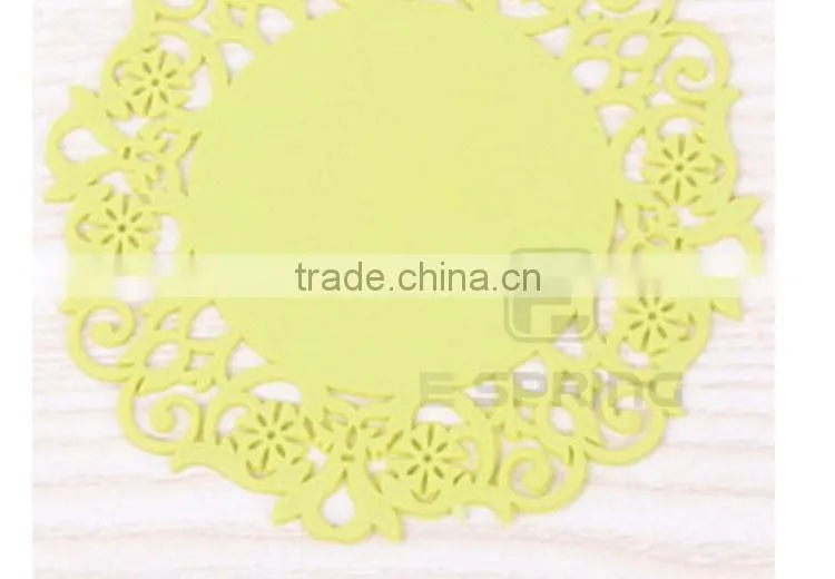 Coffee Cup Mat Eco-friendly Heat resistant Customize LOGO 6 Colors for your choose Silicone Mat