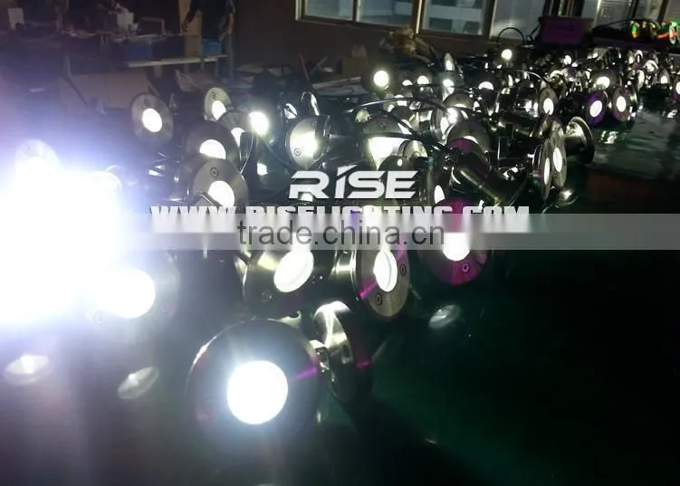 2015Battery powered IP67 waterproof stage lights with 8-90beam angle